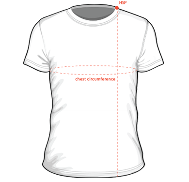 Regular Fit T Shirt Size Chart