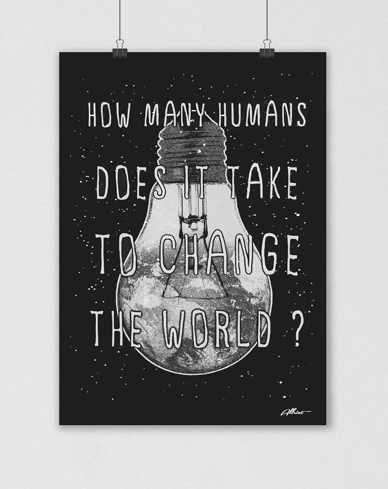 change the world poster