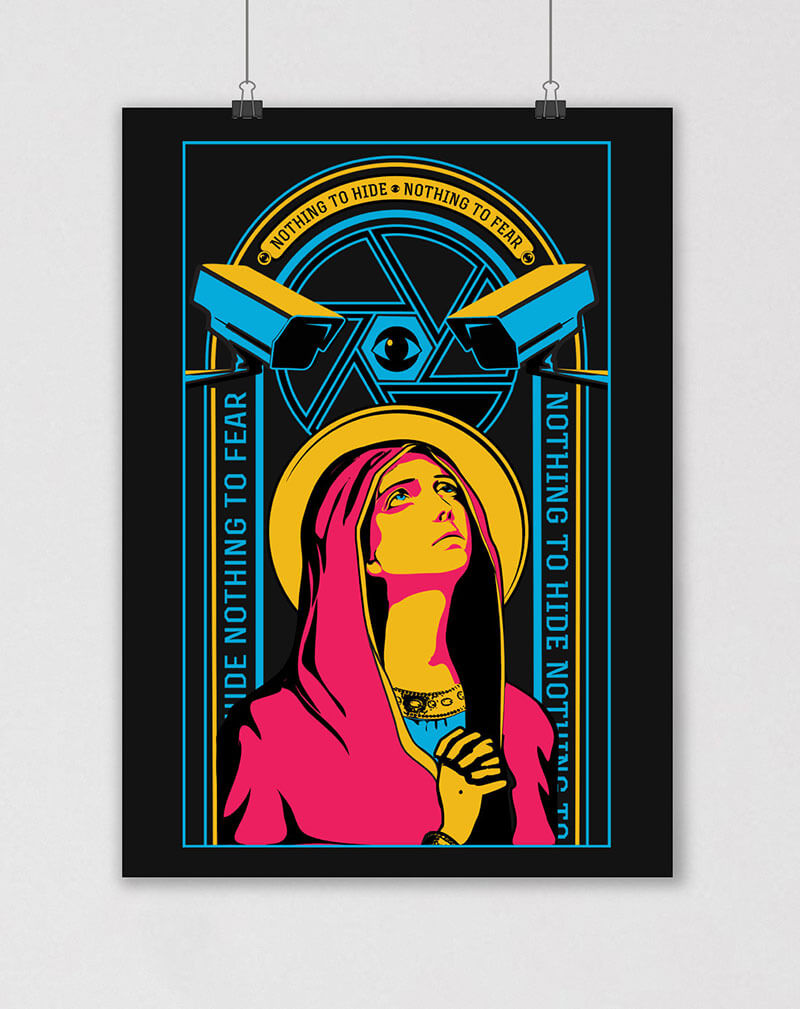 mary colour poster