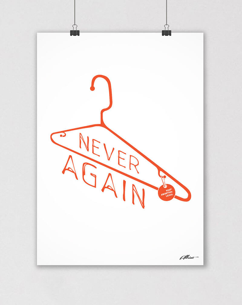 never again poster
