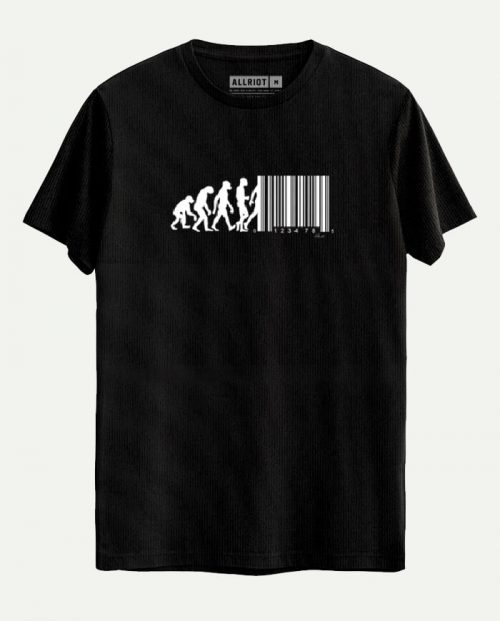 Regression of Man Barcode T-shirt