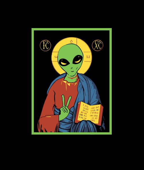 Alien Jesus T-shirt