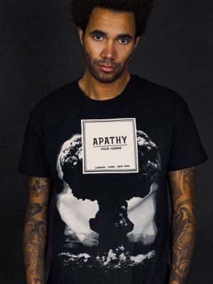 apathy streetwear t-shirt atomic bomb print