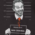 Tony Blair Mugshot Political T-shirt