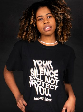 audre lorde t-shirt your silence won't protect you