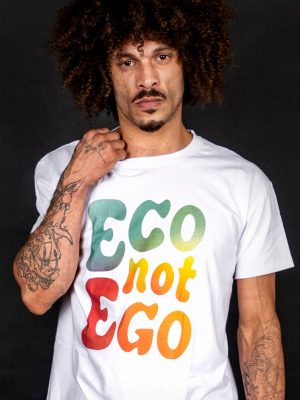 eco not ego t-shirt environmental tee