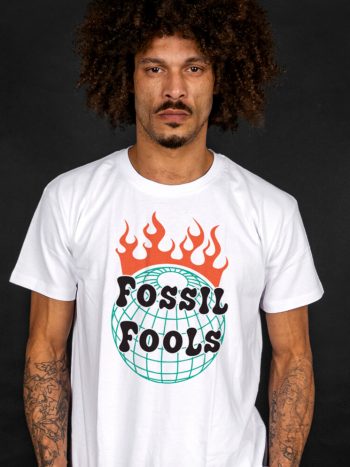 fossil fools t-shirt anti climate crisis