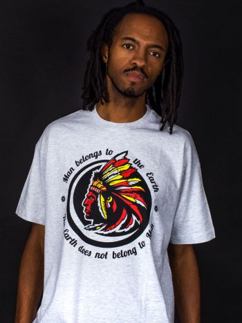 man belongs to the earth t-shirt native american political