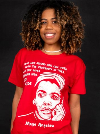 maya angelou t-shirt still i rise poetry