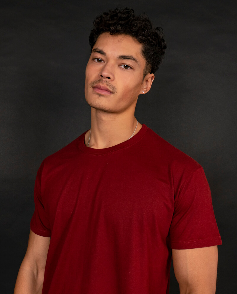 Tshirt Multipack 3 Plain Crewneck Cotton Tees ALLRIOT