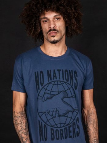 no nations no borders t-shirt refugees welcome