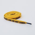 Police Line Do Not Cross Shoelaces
