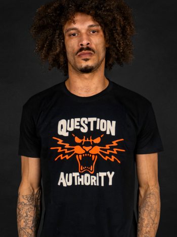 question authority t-shirt anti establishment