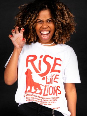 rise like lions out of slumber t-shirt