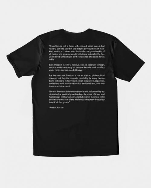 Rudolf Rocker Anarchy T-shirt