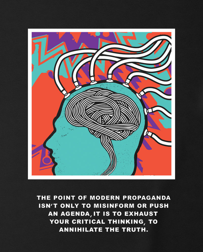 modern propaganda t-shirt cool graphic print