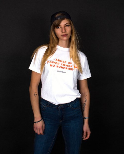 Abuse of Power Jenny Holzer T-shirt