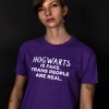 Hogwarts Is Fake, Trans People Are Real T-shirt
