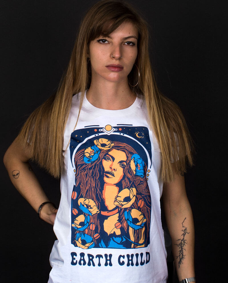 Earth child t shirt Clearance