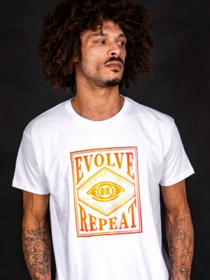 evolve or repeat environmental covid t-shirt