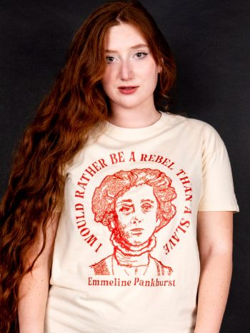 pankhurst t-shirt feminist struggle suffragette top