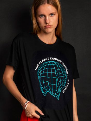 planet cannot sustain this system t-shirt political