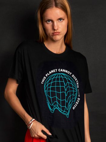 planet cannot sustain this system t-shirt political