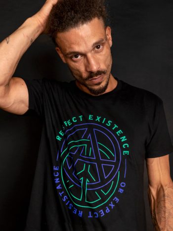 respect existence expect resistance t-shirt anarchy peace