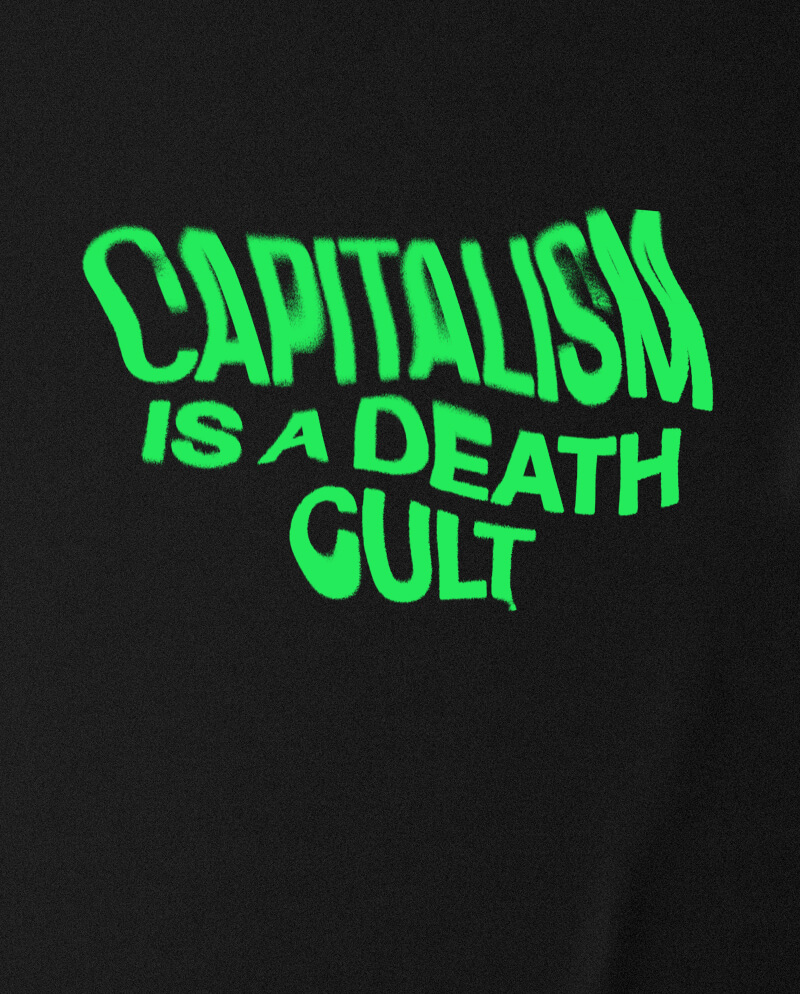 capitalism death cult t-shirt political