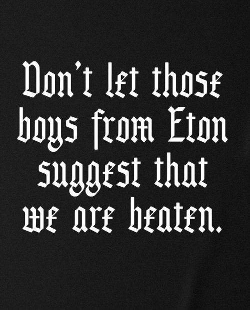 Boys From Eton T-shirt