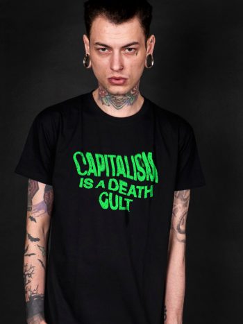 capitalism is a death cult t-shirt