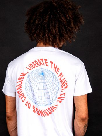 anti capitalism t-shirt liberate the planet