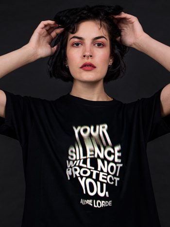 silence will not protect you audre lorde t-shirt