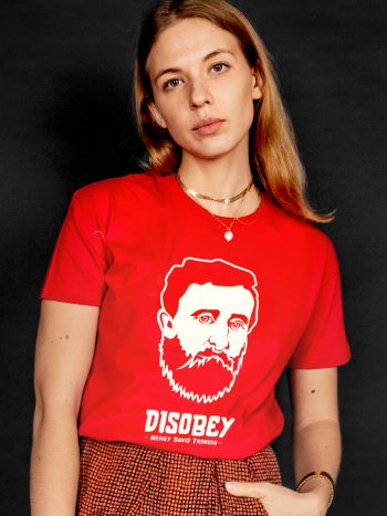 disobey tshirt henry david thoreau