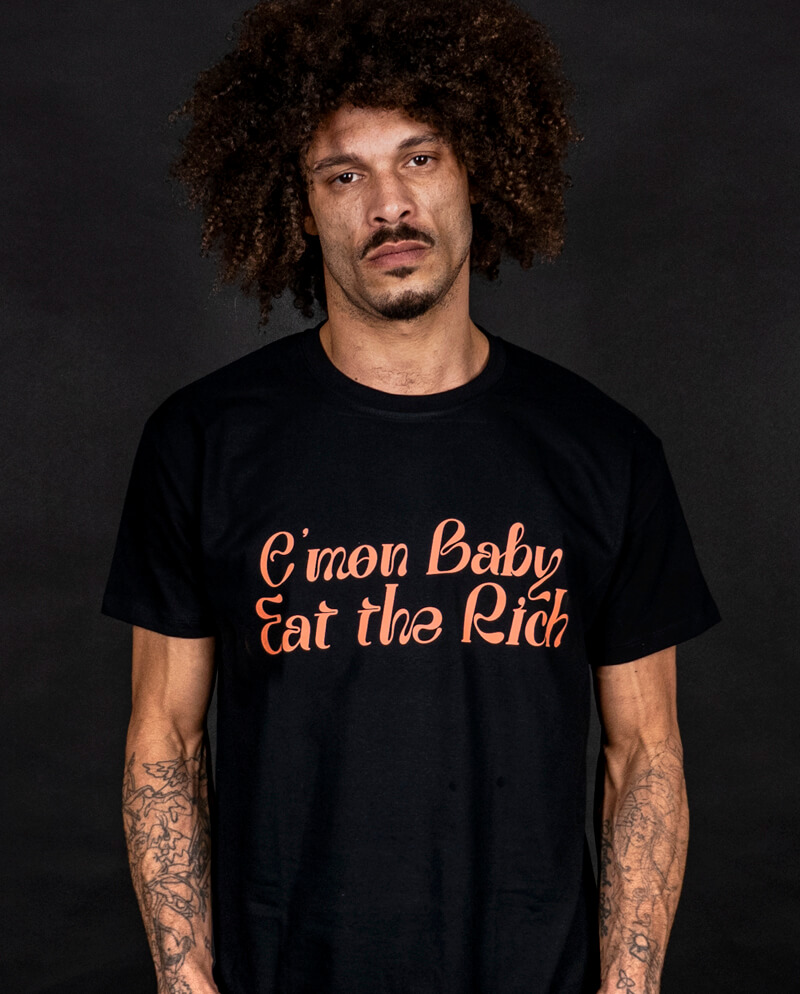 velgørenhed salat Repressalier C'mon Baby Eat the Rich T-shirt | ALLRIOT Anti Capitalist Tees