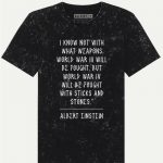 WW4 will be fought with sticks and stones t-shirt