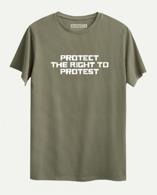 Protect the right to protest t-shirt