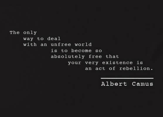 camus rebellion quote