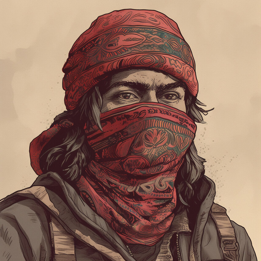 zapatista rebel soldier ezln