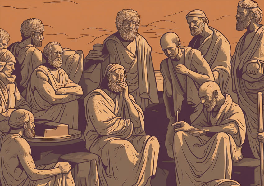 stoic philosophers debating