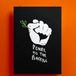 Power To The Peaceful Poster