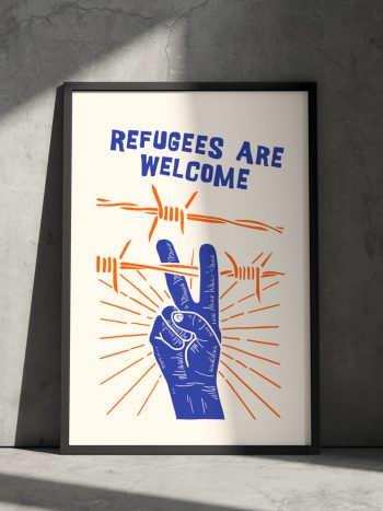 refugees are welcome poster