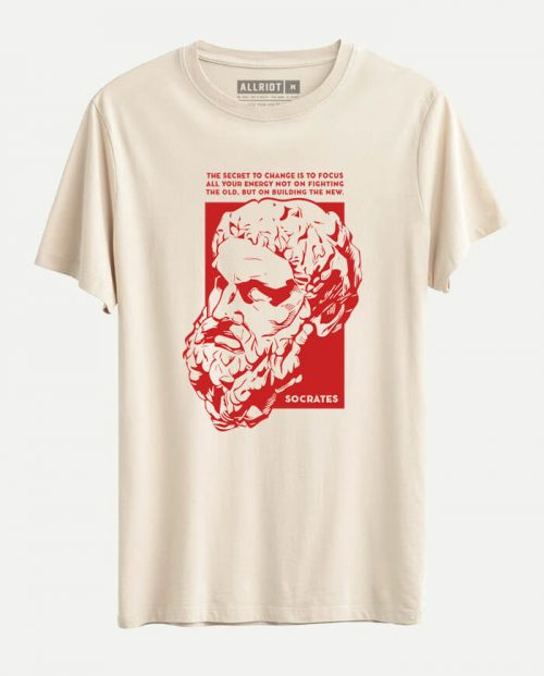 Socrates T-shirt - The Secret To Change