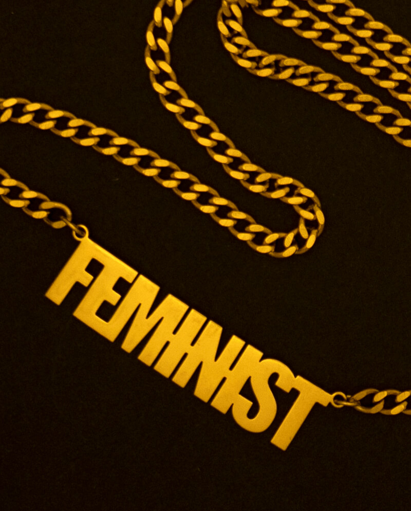 Feminist Necklace Womens Rights Jewellery ALLRIOT