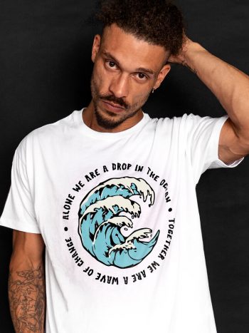 together we are a wave of change t-shirt activist