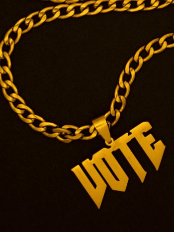 vote necklace obama jewellery