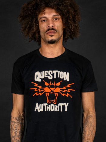question authority t-shirt anti establishment