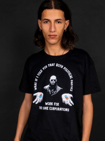 matrix morpheus t-shirt election funny tees