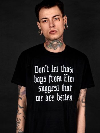 boys from eton t-shirt anti tories tees