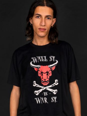 wall street is wall street t-shirt anti war
